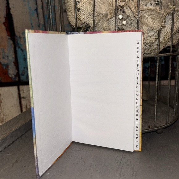 *SOLD on eBay Mini purse size phone/address book. Colorful/abstract art. - Picture 3 of 6